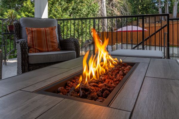 Cost of Gas Fire Pit Installation in Barrington