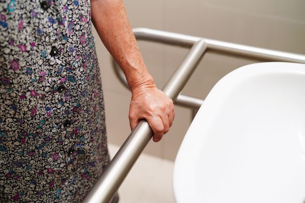 Assistive Bathroom Bar Install